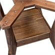 East West Furniture Irving Dining Room Table in Walnut Finish