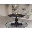 East West Furniture Irving Modern Kitchen Table in Black Finish