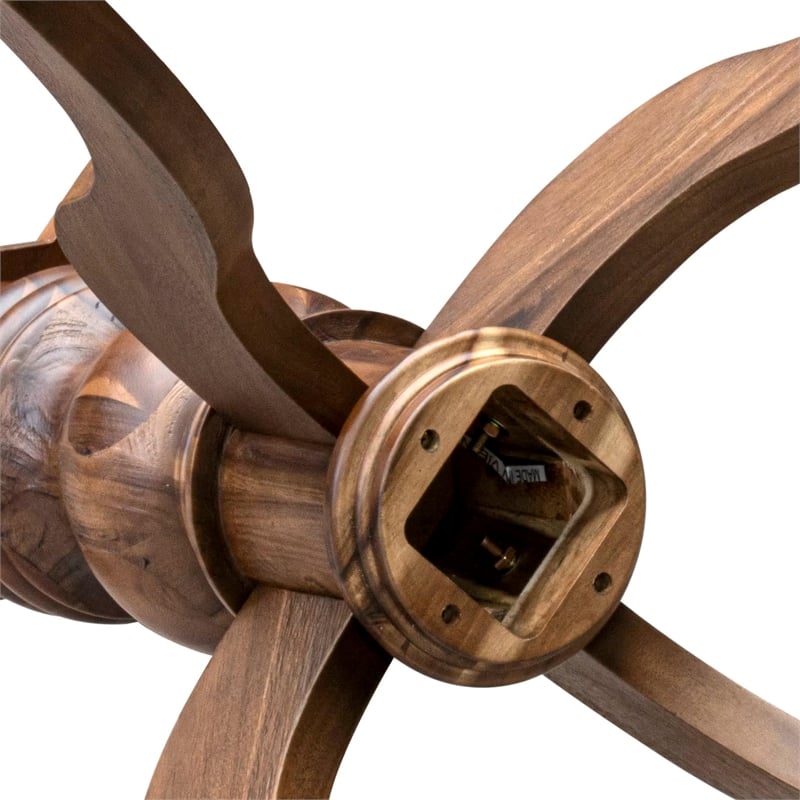 East West Furniture Irving Dining Table in Walnut Finish