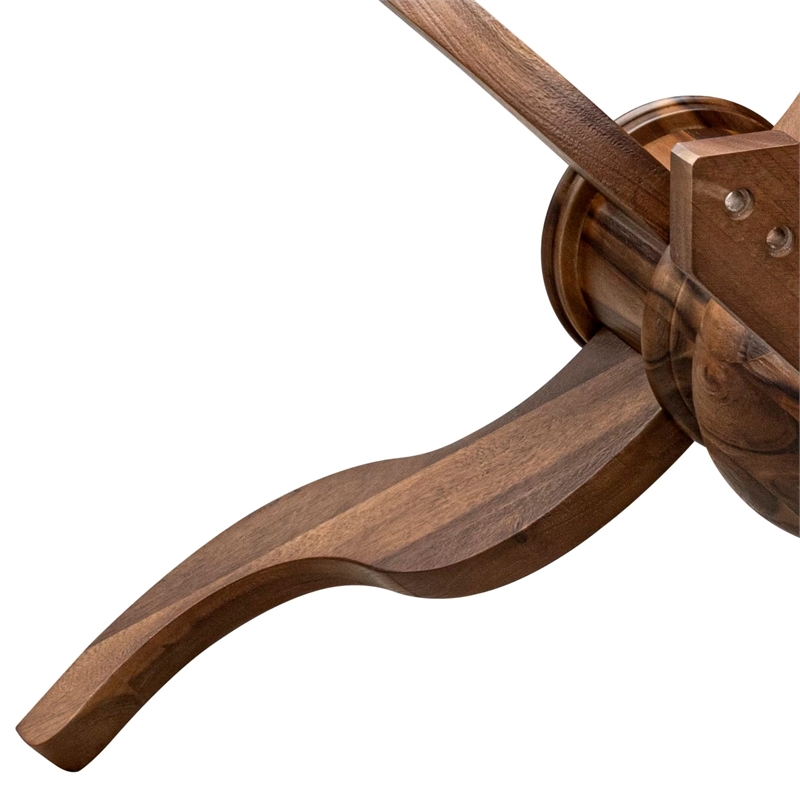 East West Furniture Irving Dining Table in Walnut Finish