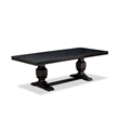 East West Furniture Laneville 9 Pieces Dining Table Set in Black Finish