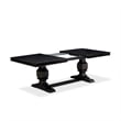 East West Furniture Laneville Modern Dining Table in Black Finish