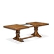 East West Furniture Northcliffe 5-Piece Mid-Century Dining Table Set in Walnut