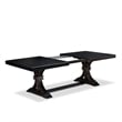 East West Furniture Northcliffe 5-Piece Kitchen Dining Set in Black Finish