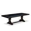East West Furniture Northcliffe 5-Piece Kitchen Dining Set in Black Finish