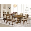 East West Furniture Laneville 7 Pieces Kitchen Table Set in Walnut Finish