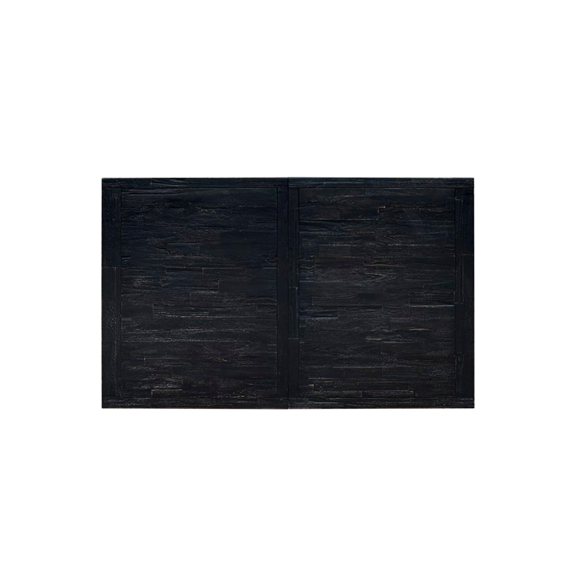 East West Furniture Northcliffe 9 Pieces Dining Table Set in Black Finish