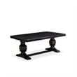 East West Furniture Northcliffe 9 Pieces Dining Table Set in Black Finish