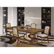 East West Furniture Northcliffe 5-Piece Extendable Dining Room Set in Walnut