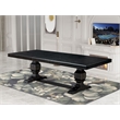 East West Furniture Northcliffe Kitchen Table in Black Finish