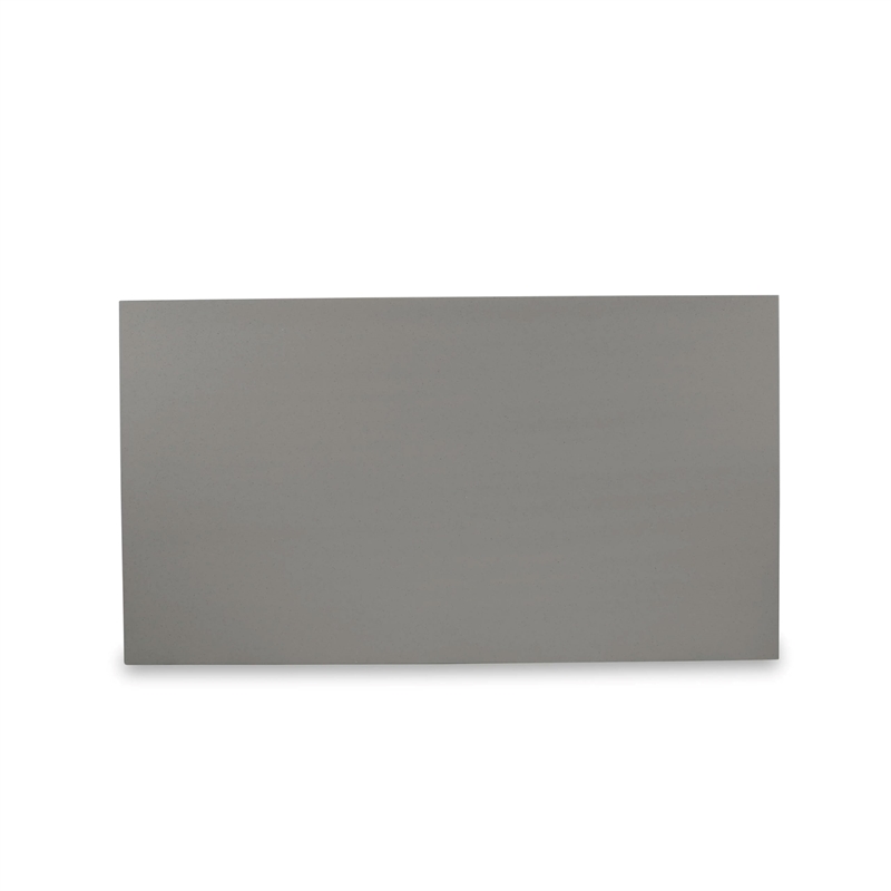 East West Furniture V-Style 7-Piece Dining Table Set in Cement Finish