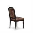 East West Furniture Tyler Dining Chairs in Black (Set of 2)