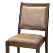 East West Furniture Xtenczar Modern Dining Chairs in Walnut (Set of 2)