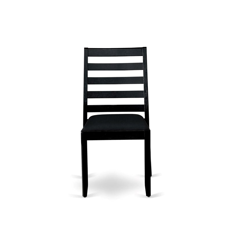 East West Furniture X-Style 6-Piece Dining Room Set in Distressed Jacobean