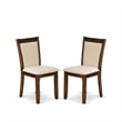 East West Furniture Yarmouth 5 Piece Dining Room Furniture Set in Walnut Finish