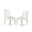 East West Furniture Xtenczar 9-Piece Extendable Dining Set in White Finish