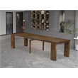 East West Furniture Xtenczar Rectangle Dining Table in Walnut Finish