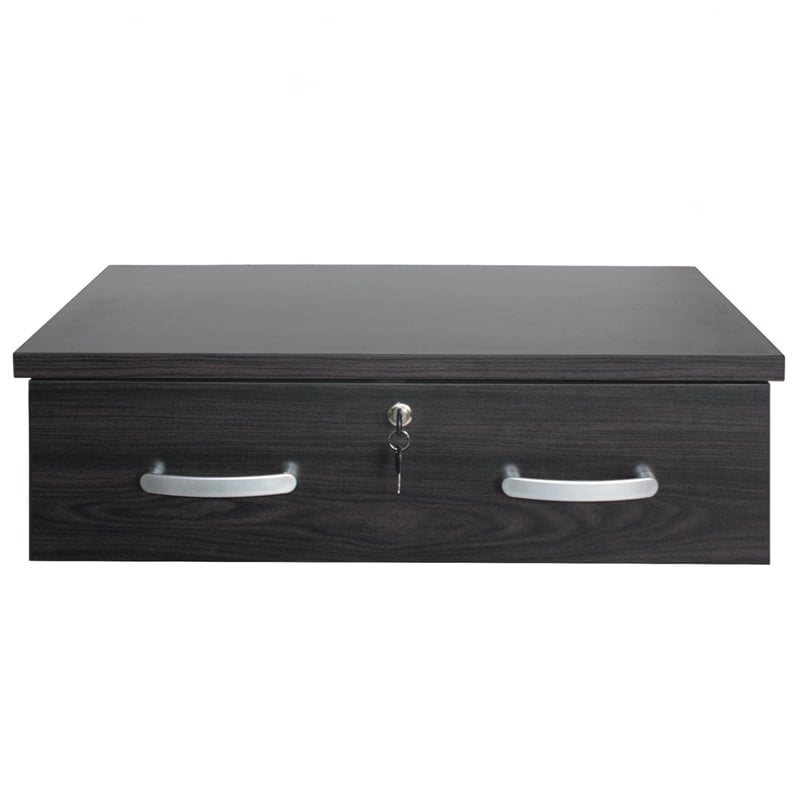 Better Home Products Cindy 4 Drawer Chest Wooden Dresser with Lock in Tobacco