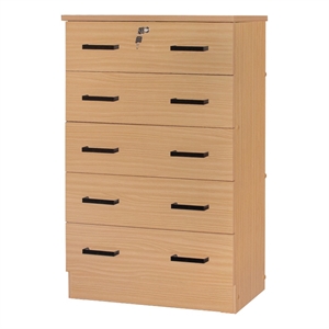 better home products 5 drawer wooden bedroom chest wc5