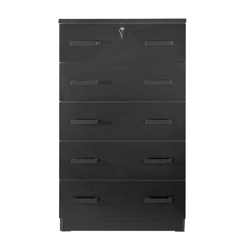 black blouson dress Clarke 5-Drawer Tall Dresser main image 0