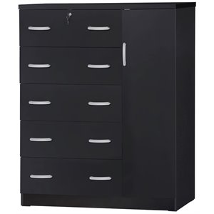 better home products jcf sofie 5 drawer wooden tall chest wardrobe