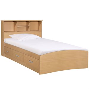 better home products california wooden captains bed in beech