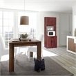 Better Home Products Shelby Tall Wooden Kitchen Pantry in Mahogany