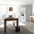 Better Home Products Shelby Tall Wooden Kitchen Pantry in White