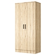 Better Home Products Harmony Wood Two Door Armoire Wardrobe Cabinet Beech Maple
