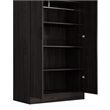 Better Home Products Harmony Wood Two Door Armoire Wardrobe Cabinet in Tobacco