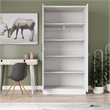Better Home Products Harmony Wood Two Door Armoire Wardrobe Cabinet in White
