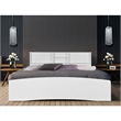 Better Home Products California Wooden Full Captains Bed in White