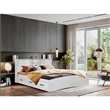 Better Home Products California Wooden Full Captains Bed in White