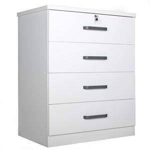 better home products liz super jumbo 4 drawer storage chest dresser in white