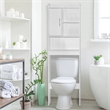 Better Home Products Ace Over the Toilet Storage Cabinet in White