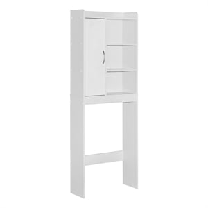 Better Home Products Ace Over the Toilet Storage Shelf in White