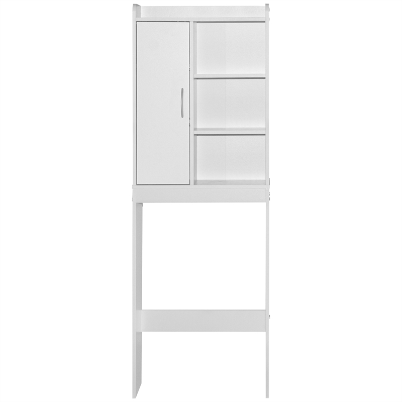 Better Home Products Ace Over the Toilet Storage Shelf in White