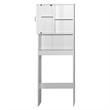 Better Home Products Ace Over the Toilet Storage Organizer in White