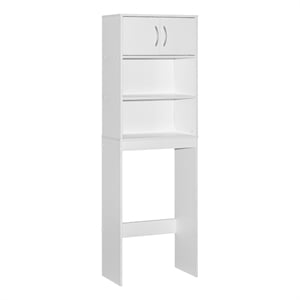 Better Home Products Ace Over the Toilet Storage Rack in White