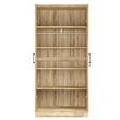 Better Home Products Harmony Two Door Armoire Wardrobe w / Mirror in Natural Oak
