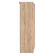 Better Home Products Modern Wood Double Sliding Door Wardrobe