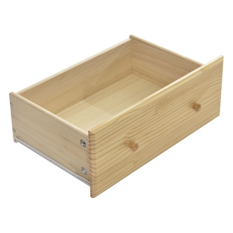 Better Home Products Solid Pine Wood 6 Drawer Double Dresser in Natural.