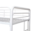 Better Home Products Twin over Full Metal Bunk Bed in White Color