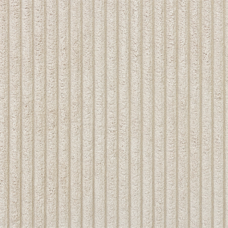 Better Home Products Vita Solid Wood & Velvet Twin Size Platform Bed in Cream