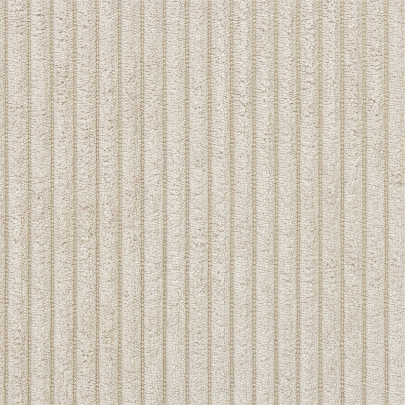 Better Home Products Vita Solid Wood & Velvet Full Size Platform Bed in Cream