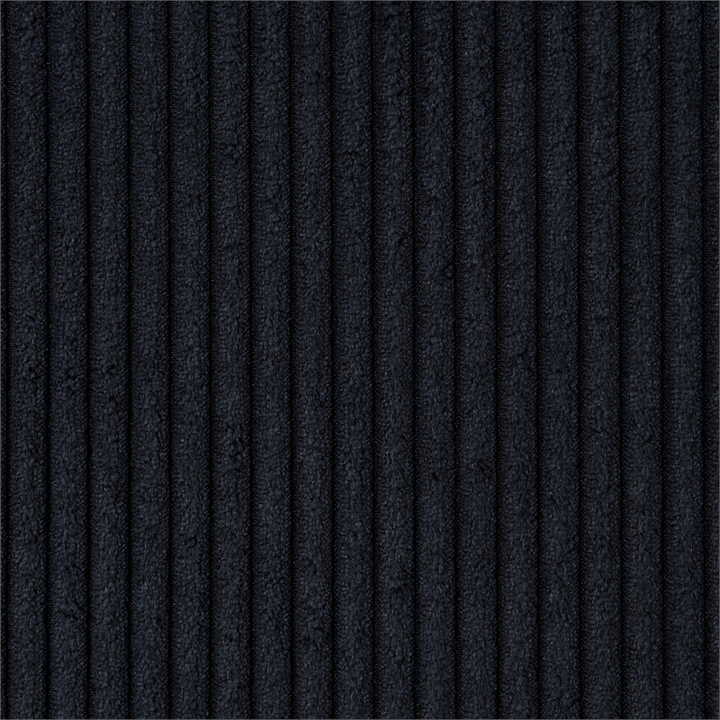 Better Home Products Vita Solid Wood & Velvet Platform King Size Bed in Black