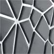 Serenity Queen Velvet Bed with Silver Metal Frame in Gray Color