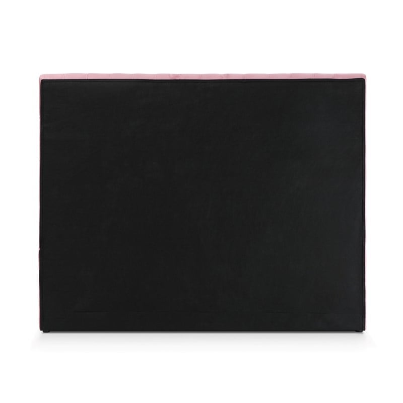 Cosmopolitan Queen Velvet Tufted Upholstered Storage Platform Bed in Pink