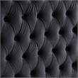 Luxurious Velvet Canopy Queen Bed with Speaker and USB Connection in Black
