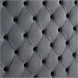 Eleonora King Size Luxurious Upholstered Velvet Bed in Gray Color